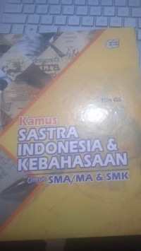 Image of KAMUS SASTRA INDONESIA DAN KEBAHASAAN