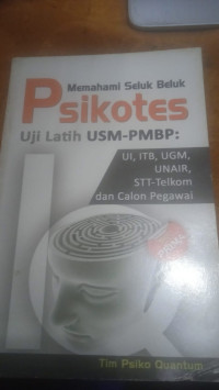 Image of MEMAHAMI SELUK BELUK PSIKOTES