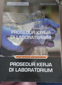 Image of PROSEDUR KERJA DI LABORATORIUM