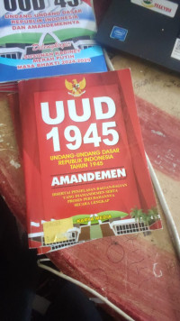 Image of UUD 1945 AMANDEMEN